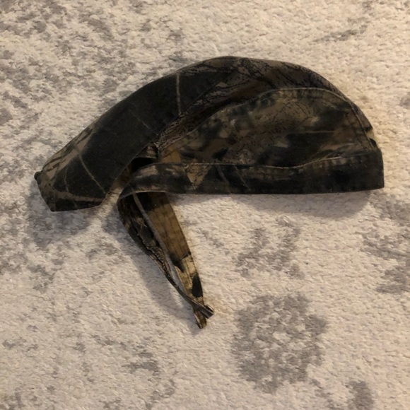 Zan Headgear | Accessories | Vintage Brown Green Camo Motorcycle Dorag ...